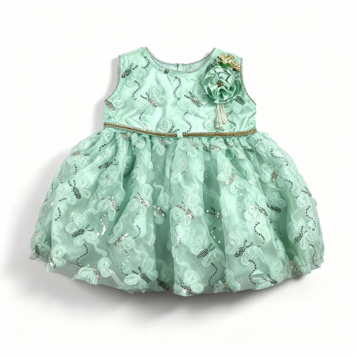Baby Party Frock – Soft & Elegant