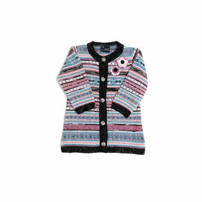 Classic Striped Long Sweater – Soft Winter Wear for Babies