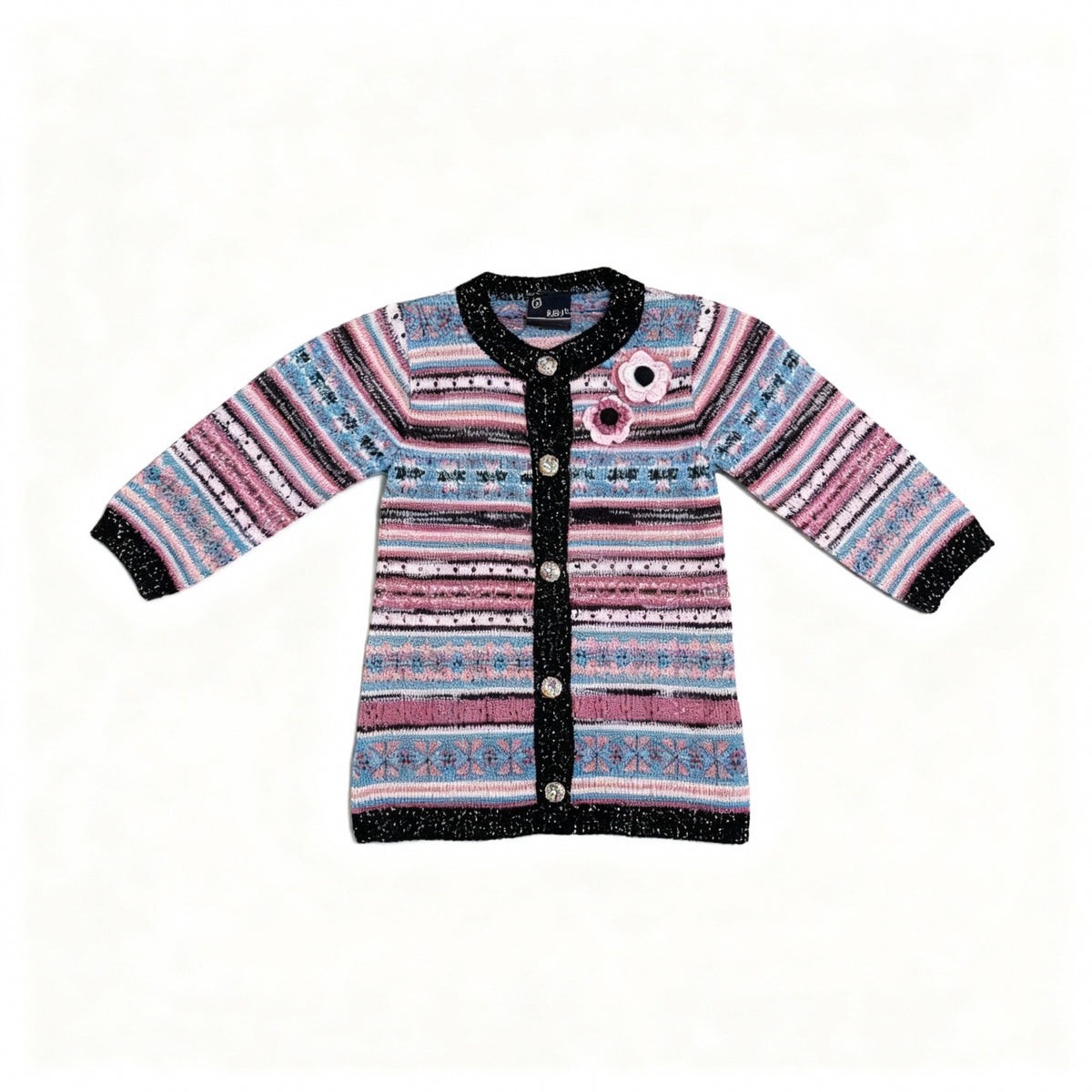 Classic Striped Long Sweater – Soft Winter Wear for Babies