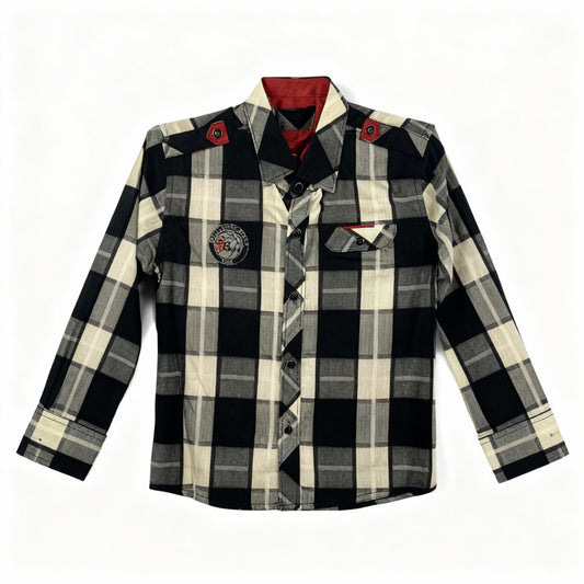 Kids Check Pattern Shirt